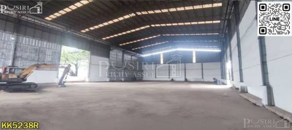 ให้เช่าโกดัง 2 ขนาด 1.5 และ 3.75 ไร่ บางบอน 4 เก็บของได้เยอะจุใจพื้นรับ 3.5 ตัน ใช้เทรลเลอร์ได้ + จอดเทรลเลอร์ได้นับสิบคัน - KK5238S