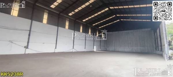 ให้เช่าโกดัง 2 ขนาด 1.5 และ 3.75 ไร่ บางบอน 4 เก็บของได้เยอะจุใจพื้นรับ 3.5 ตัน ใช้เทรลเลอร์ได้ + จอดเทรลเลอร์ได้นับสิบคัน - KK5238S