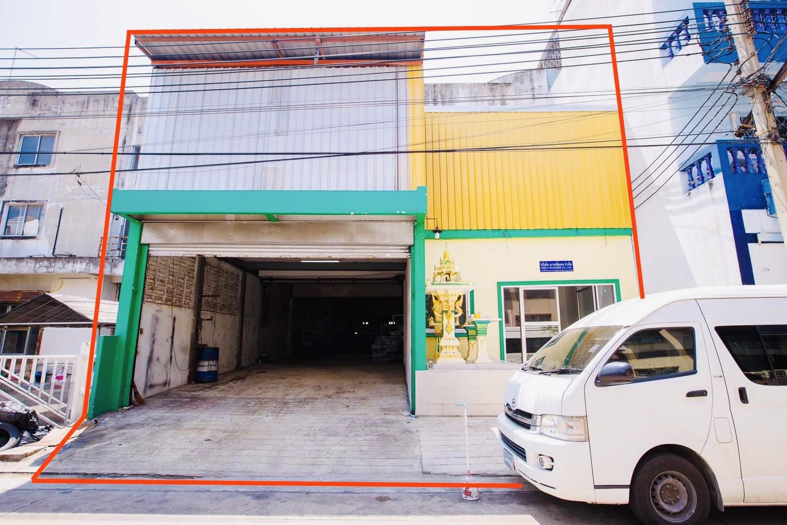 ขายโกดังพร้อมออฟฟิต ซอยสะแกงาม 44 เส้นพระราม 2 ทำเลดี ใกล้ถนนใหญ่