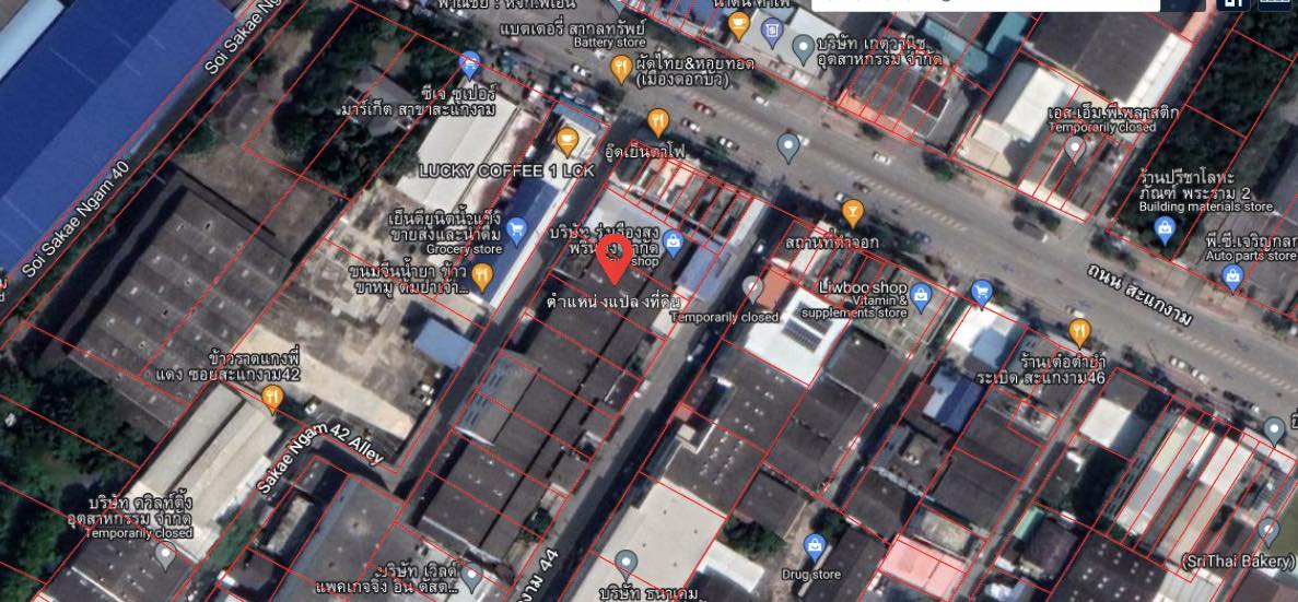 ขายโกดังพร้อมออฟฟิต ซอยสะแกงาม 44 เส้นพระราม 2 ทำเลดี ใกล้ถนนใหญ่