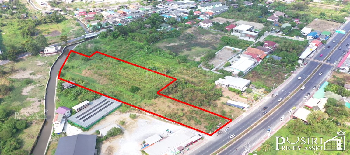 ด่วนแปลงสวย 5 ไร่เศษ ติดถนนเส้นราชพฤกษ์-นนทบุรี1 พิเศษ ราคาเพียงวาละ 65,000 บาท พร้อมค่าโอนตามราคาประเมิน KK2039S