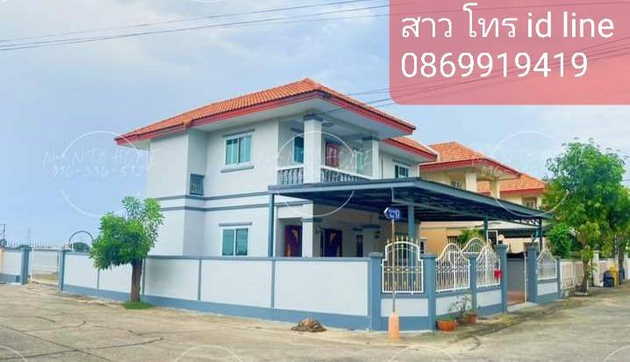 ขายบ้านเดี่ยว 2 ชั้น หมู่บ้านเฟื่องสุข3 ( หลังมุม ) บ้านสวย น่าอยู่ เดินทางง่ายมาก ตำบลลำโพ อำเภอบางบัวทอง นนทบุรี