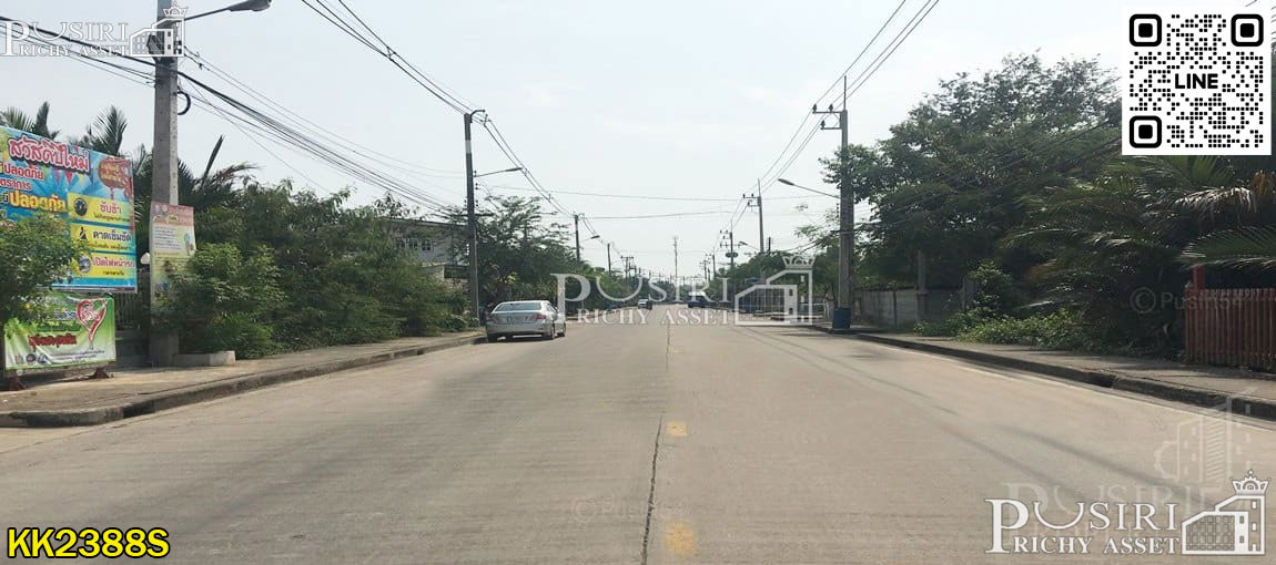 ที่ติดแม่น้ำท่าจีน 3-328 ไร่ เรือใหญ่ขนส่งสะดวก วิวสวย หลังติดถนนใช้รถเทเลอร์ได้  KK2388S