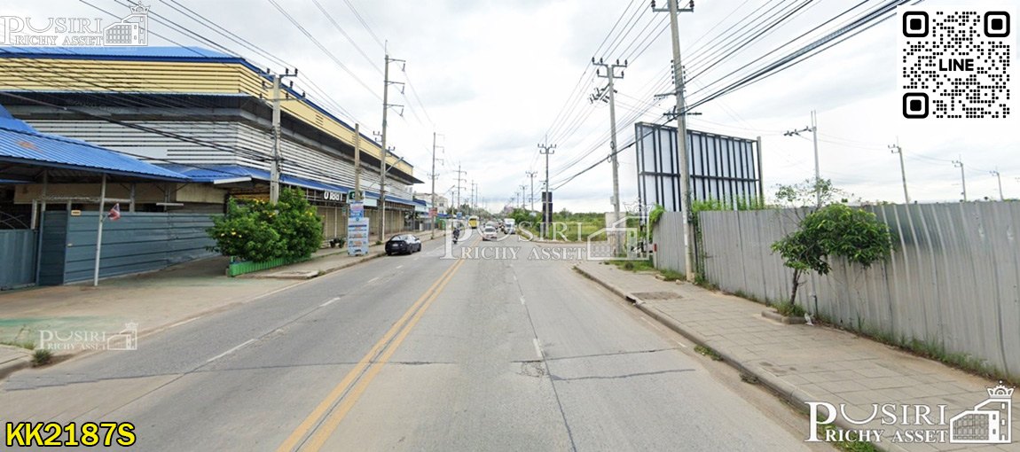 4 แปลงสุดท้าย ที่สวยสีม่วง ขายพร้อมถมแล้ว 9-100 ไร่สร้างโรงงานใหม่ของคุณให้เด่นสง่า พร้อมเอกสารรับรอง  ถ.ประชาอุทิศ –วัดคู่สร้าง  KK2187S