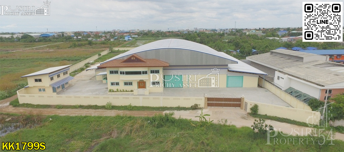 คุ้มค่าพร้อมใบอนุญาตพิเศษ โรงงานใหม่ ใหญ่กว่า 3,000 ตร.ม. ซอยบางกระดี่ 16 สะดวก ง่าย ใกล้ถนนพระราม 2  KK1799S