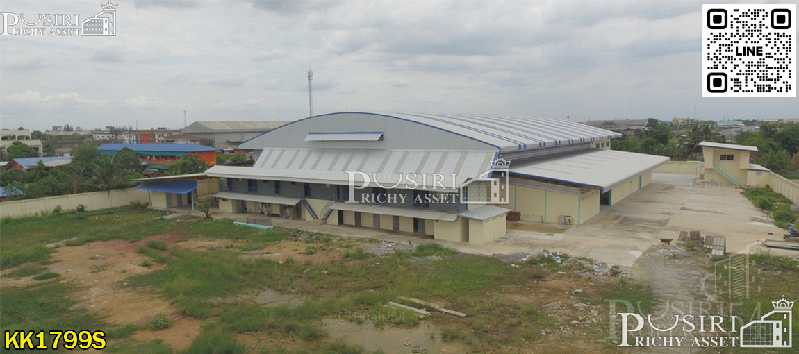 คุ้มค่าพร้อมใบอนุญาตพิเศษ โรงงานใหม่ ใหญ่กว่า 3,000 ตร.ม. ซอยบางกระดี่ 16 สะดวก ง่าย ใกล้ถนนพระราม 2  KK1799S