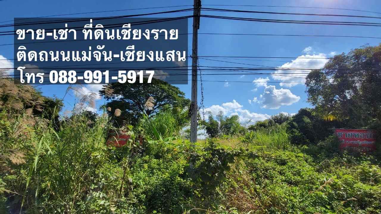 ขาย - เช่า ที่ดิน ใกล้แหล่งชุมชน บ้านบ่อก้าง อ.แม่จัน จ.เชียงราย