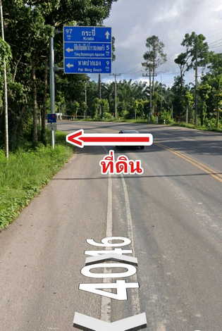 ขายที่ดินติดถนนใหญ่ ตำบลไม้ฝาด อำเภอสิเกา จังหวัดตรัง