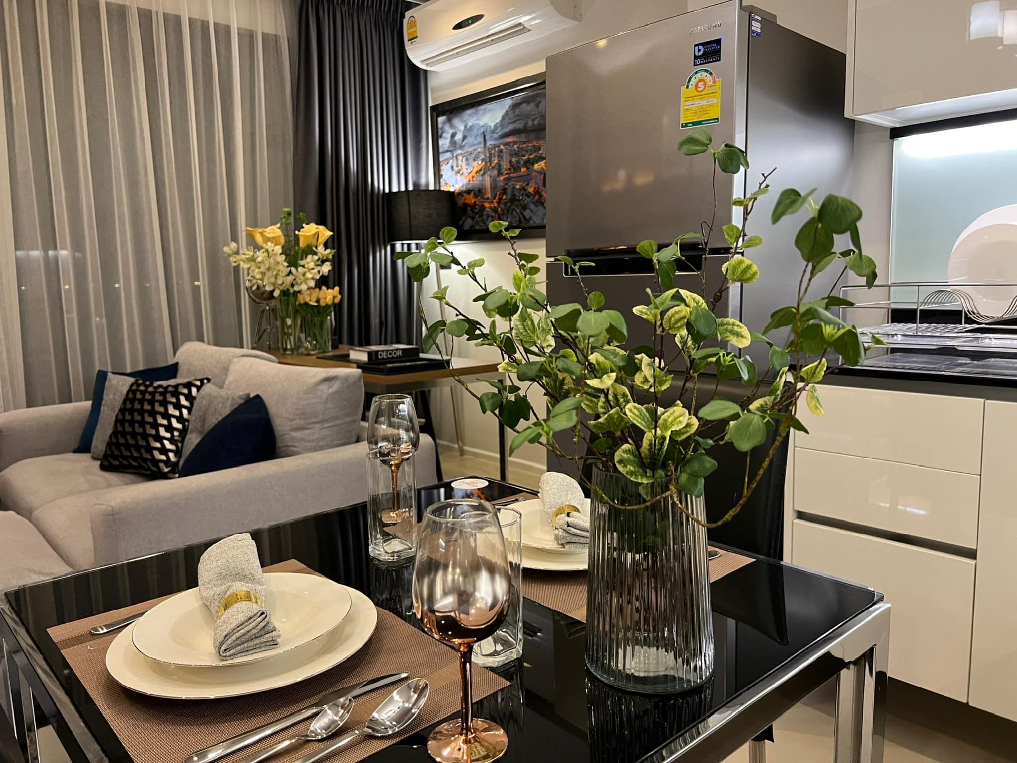 ขายด่วน Quinn Condo Ratchada 17 ตกแต่งพร้อมอยู่  (ใกล้ MRT สุทธิสาร)