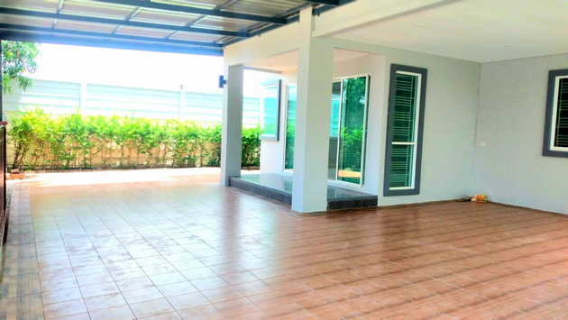 ขายบ้านเดี่ยว 2 ชั้น หมู่บ้านชวนชมพาร์ค 2  เนื้อที่  71.6  ตรว. ใกล้รถไฟฟ้าสายสีม่วง ( บางใหญ่-เตาปูน ) บางกรวย-ไทรน้อย