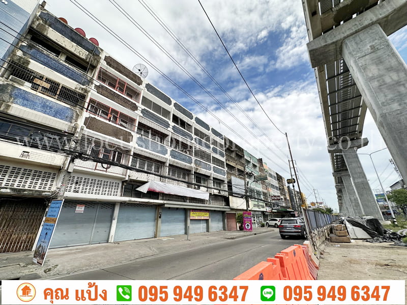 ขายตึกแถว 4 ชั้น ติดถนน ติวานนท์ ใกล้รถไฟฟ้า