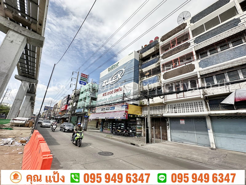 ขายตึกแถว 4 ชั้น ติดถนน ติวานนท์ ใกล้รถไฟฟ้า