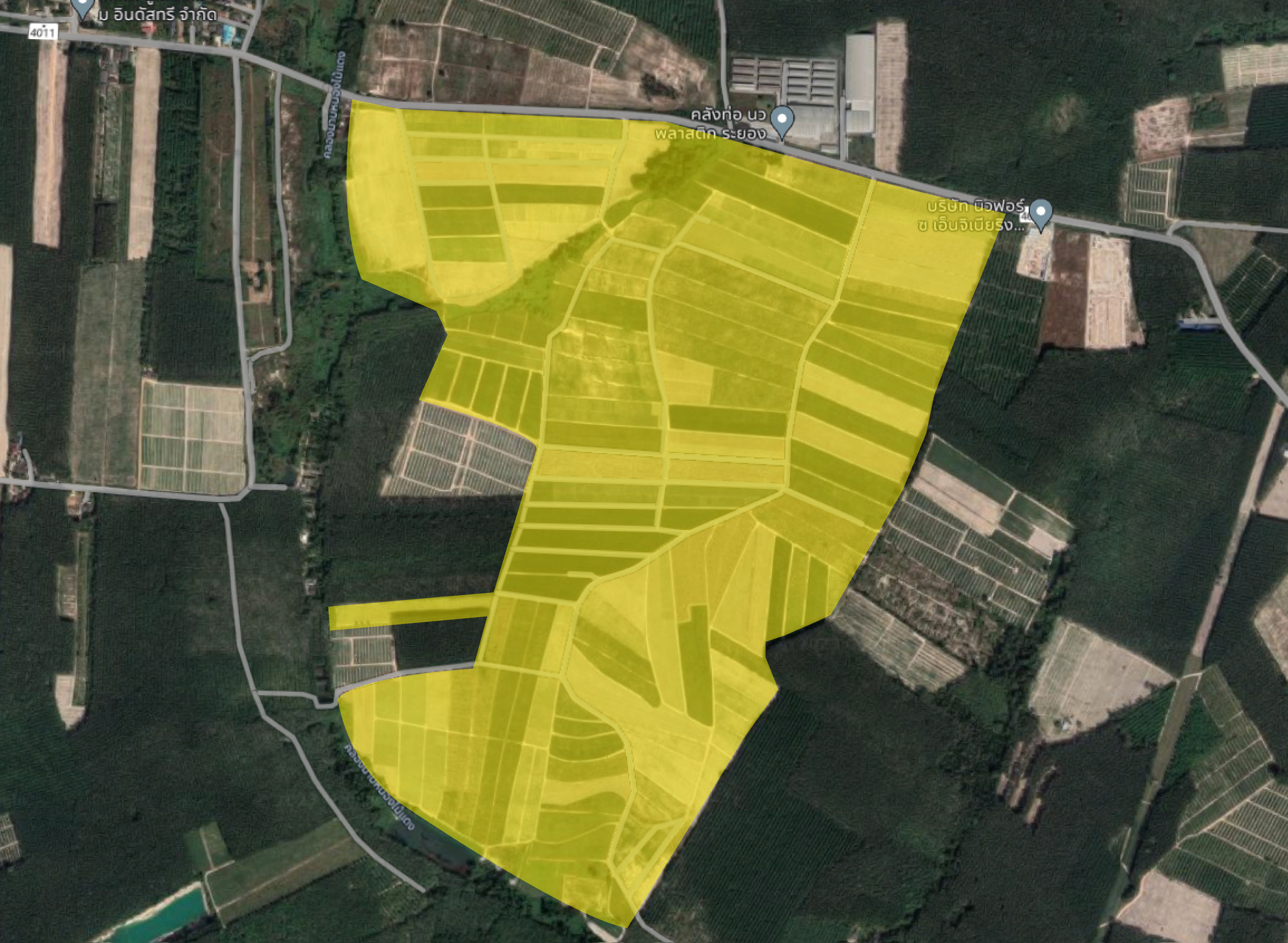 ขายด่วนที่ดินถมแล้ว 751ไร่ เหมาะสำหรับทำรีสอร์ท บ้านพักตากอากาศ อ.บ้านค่าย ระยอง