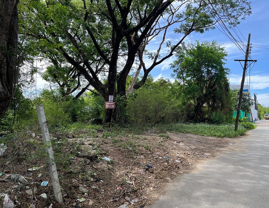 ขายที่ดิน บางกะปิ นวมินทร์ 24 หมู่บ้านศรีนครพัฒนา 202 ตรว เหมาะสร้างบ้านเดี่ยว สำนักงาน ออฟฟิศ