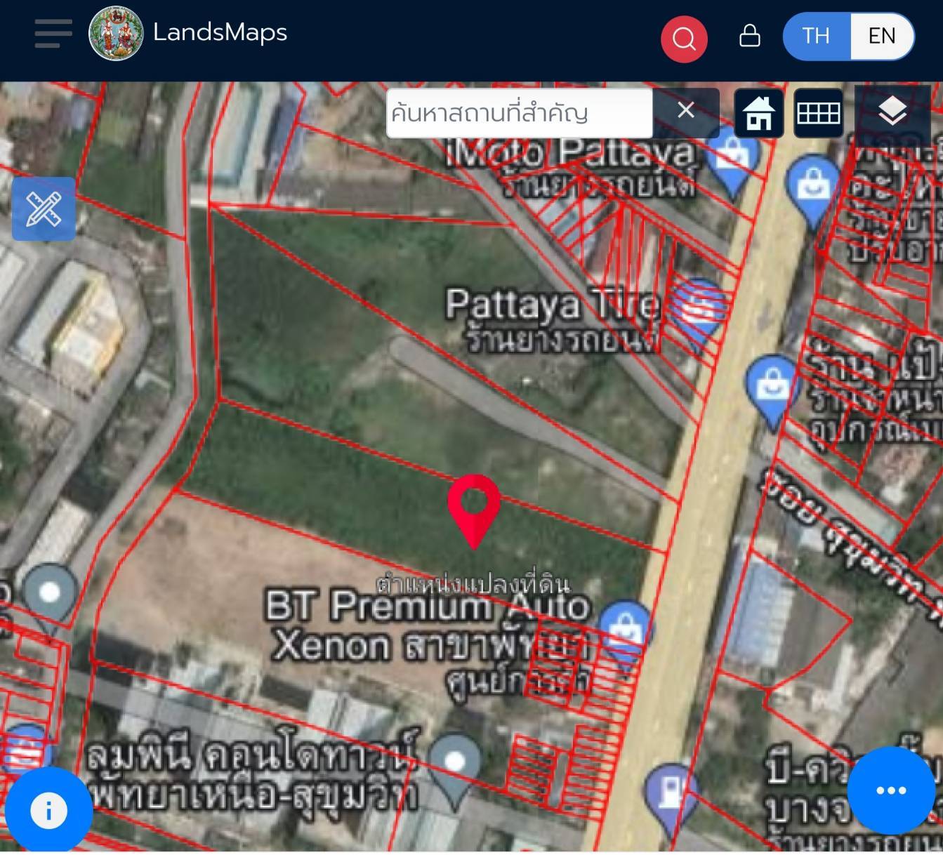 ขายที่ดิน 4 ไร่ นาเกลือ ติดถนนสุขุมวิท พัทยา จ.ชลบุรี