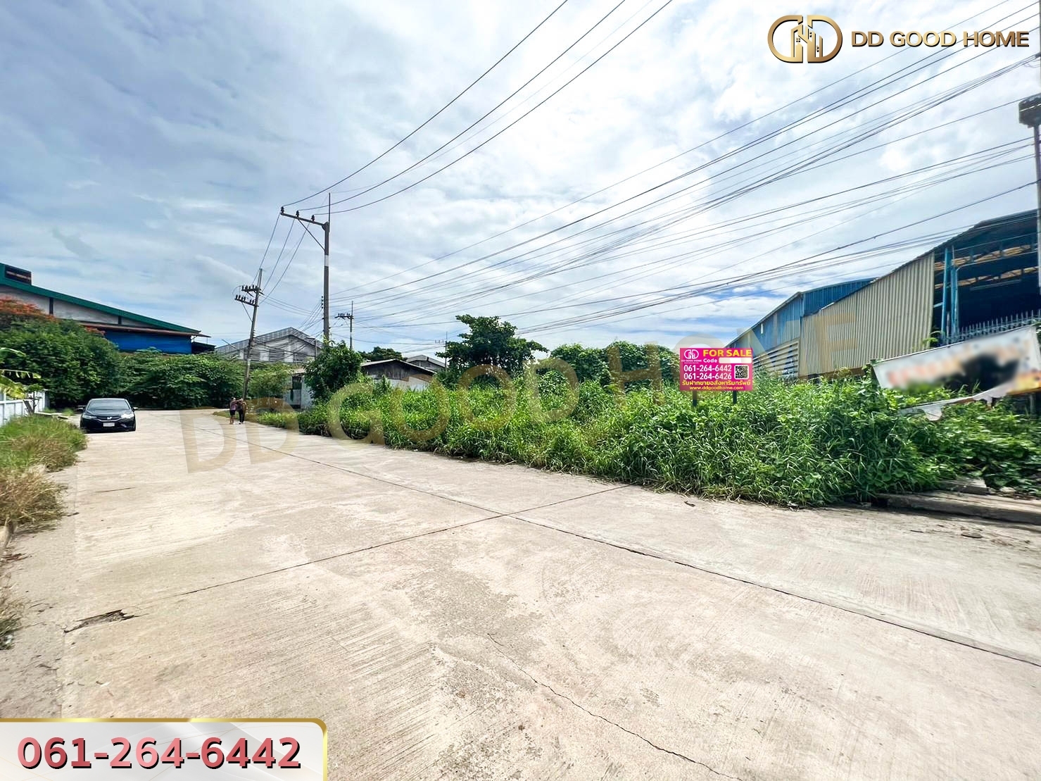 ที่ดินเปล่าถมแล้ว 2 ไร่ 1 งาน 47 ตร.ว. สามารถสร้างโรงงานในซอยศาลเจ้า เลียบคลองสี่วา ต.คอกกระบือ จ.สมุทรสาคร