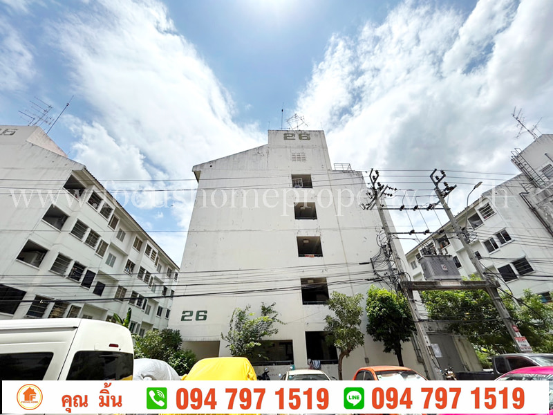 ขาย เอื้ออาทร บางบัวทอง 1 ชั้น 3 ห้องมุม
