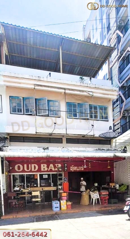 อาคารพาณิชย์ 3 ชั้น 34.3 ตร.ว. ซอยบัวขาว พัทยากลาง จ.ชลบุรี