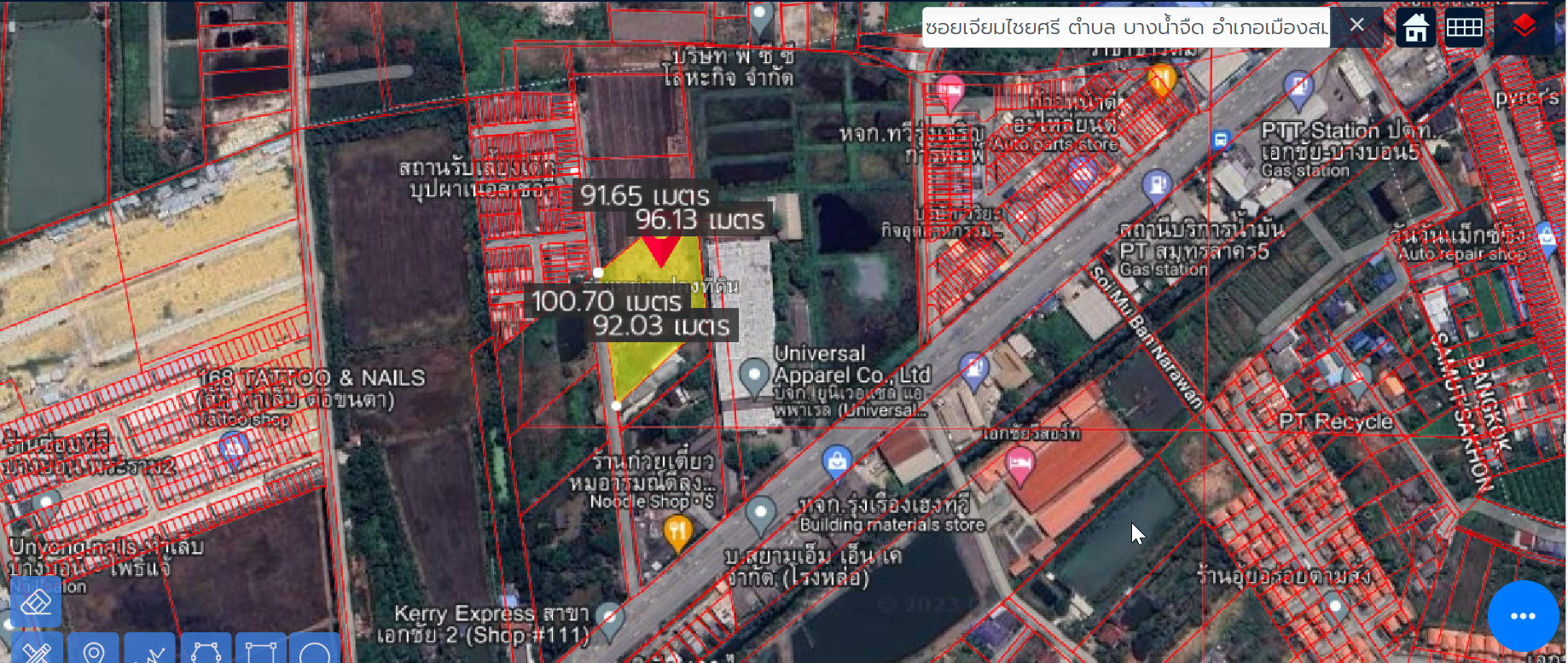 ขายที่ดินเปล่าขนาด 4ไร่ 2งาน 3.6 ตารางวา ใกล้แหล่งชุมชน ตำบลบางน้ำจืด สมุทรสาคร 