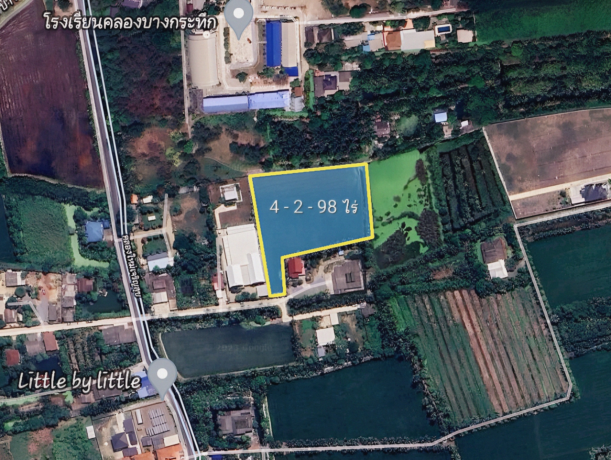 ขาย ที่ดิน ทำเลดี 4  ไร่ครึ่ง ใกล้พุทธมณฑล และวัดญาณฯ เข้าออกได้ทั้ง สาย 4 และ 5