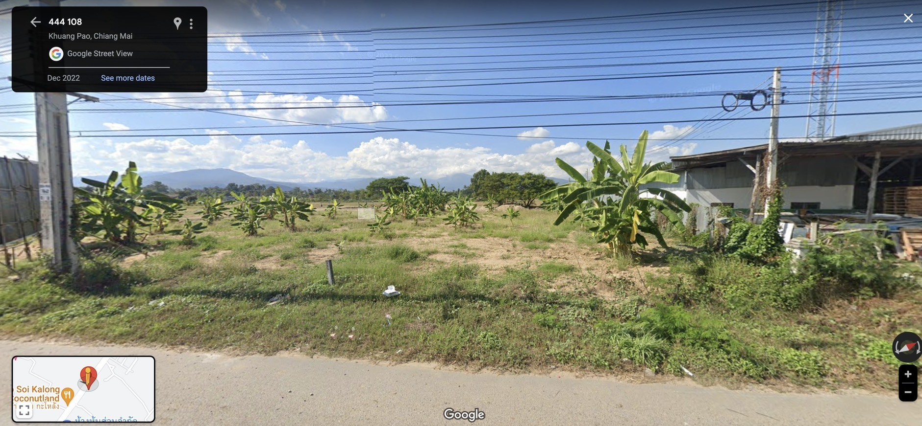 ที่ดิน 21-0-75 ไร่ ฝั่งตรงข้ามศูนย์รถยนต์โตโยต้า จอมทอง