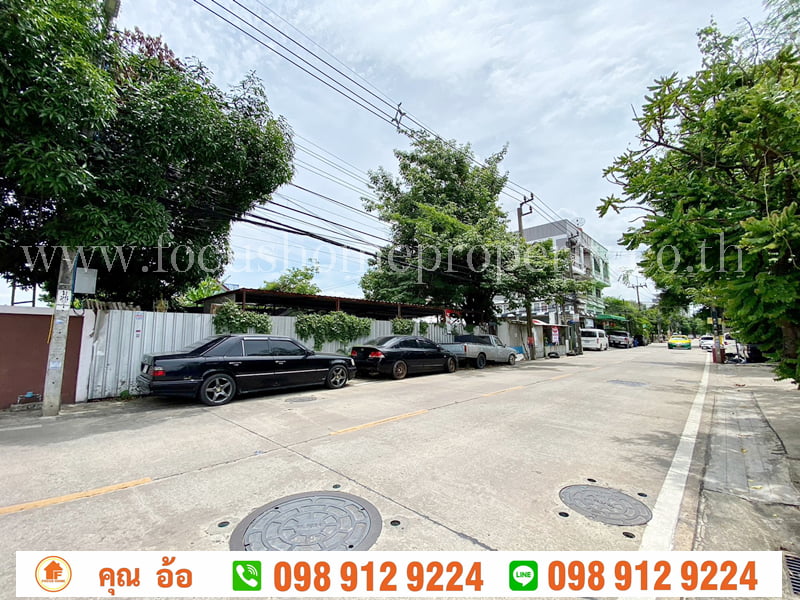 ขาย ที่ดิน 173 ตารางวา แปลงมุม ล้อมรั้ว ถนนกว้าง