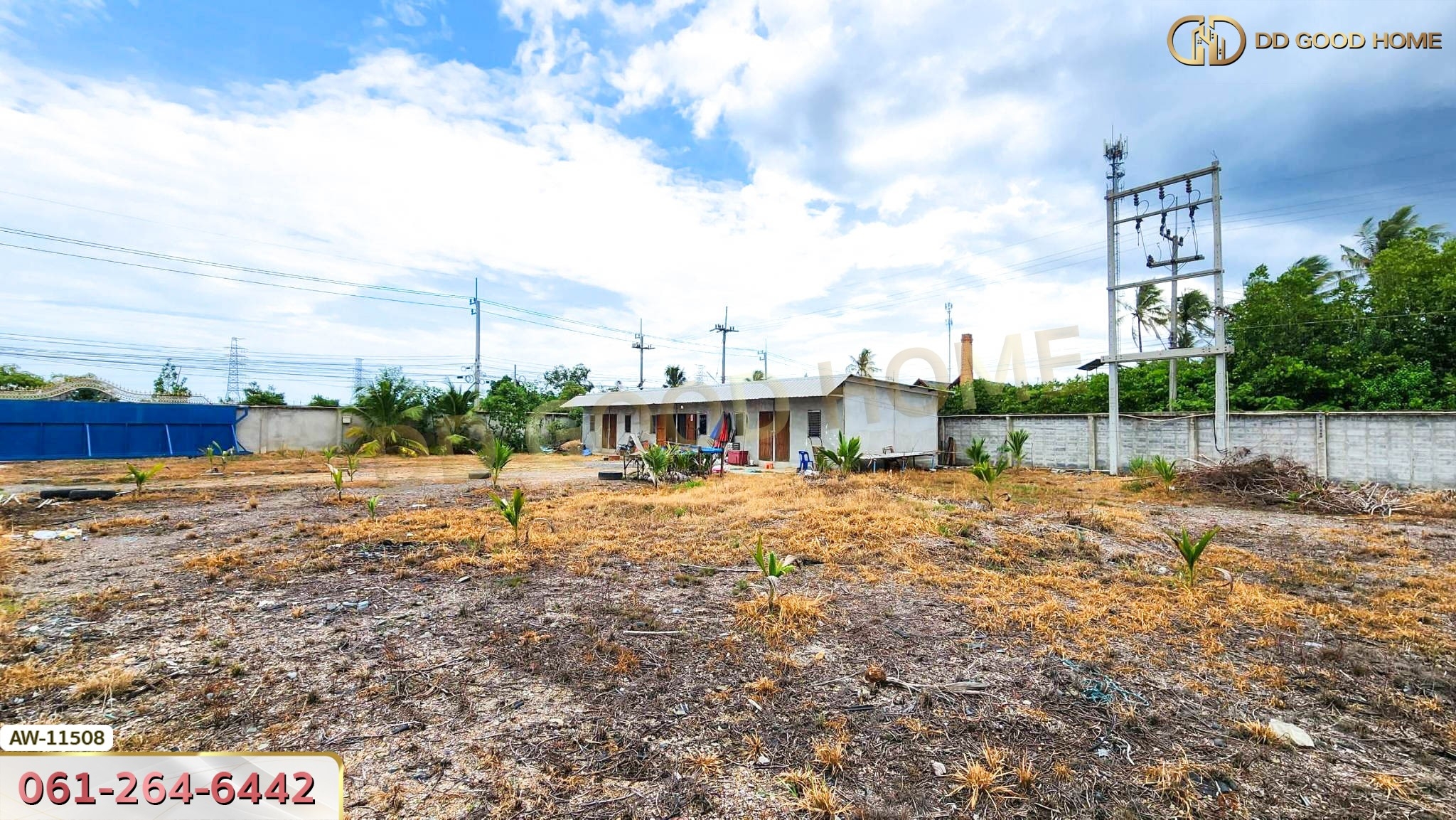 โกดังเก็บของ 1 ชั้นพร้อมที่ดิน ต.บางโทรัด จ.สมุทรสาคร