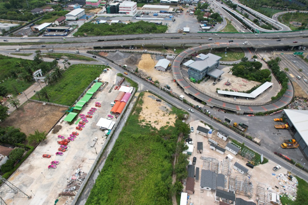 ขายที่ดินถมแล้ว  ติดถนนกาญจนาภิเษก สายพระเทพ ทำเลดี  ย่านตลิ่งชัน กรุงเทพ 