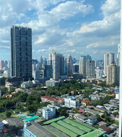 ขายคอนโด ไนท์บริดจ์ ไพรม์ สาทร ห้อง duplex ชั้น 27 ตกแต่งหรูแบบ Modern Luxury Style เขตสาทร กรุงเทพฯ 