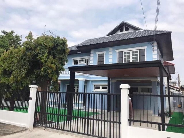 ให้เช่าบ้านเดี่ยว 2 ชั้น 64 ตรว. 3 ห้องนอน โครงการบ้านมณียา รัตนธิเบศน์ บ้านสวยมาก Renovate ทั้งหลัง ใกล้รถไฟฟ้าสายสีม่วง สถานี ไทรม้า
