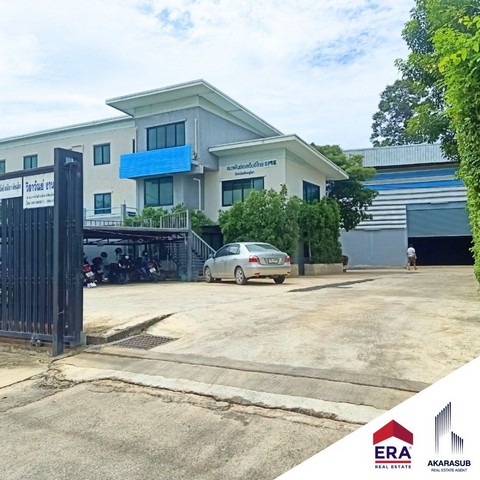 ขายโกดังสินค้าขนาดใหญ่ พร้อมอาคารสำนักงาน3ชั้น ใกล้สี่แยกหนองอ้อ 1-3-23 ไร่