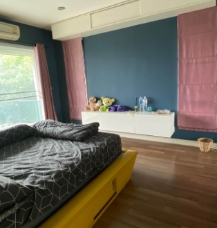  ขายบ้านเดี่ยว โครงการฮาบิเทียบอนด์ ถนนบางบัวทอง 345 ปทุมธานี  สภาพบ้านใหม่ พร้อมอยู่ เนื้อที่ 68 ตรว แปลงมุม 169 ตารางเมตร