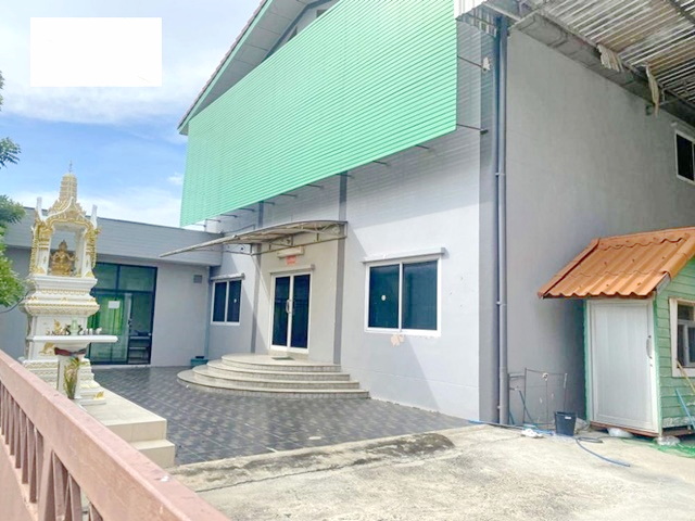 ถนน 345 รถ 18 ให้เช่า อาคารโรงงาน 2หลัง  ล้อเข้าออกได้  ตลาดสมบัติบุรีผลิตอาหารเสริม 3ชั้น 400ตรว. แม็คโคร บางบัวทอง เพียวเพลส ราชพฤกษ์ 