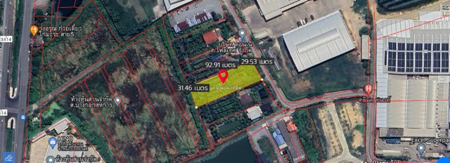 ที่ดิน 1-3-66 ไร่ ต.ไร่ขิง อ.สามพราน จ.นครปฐม (ปากซอยเป็นบริษัทซาบีน่า)