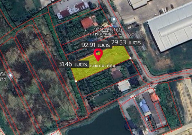 ที่ดิน 1-3-66 ไร่ ต.ไร่ขิง อ.สามพราน จ.นครปฐม (ปากซอยเป็นบริษัทซาบีน่า)