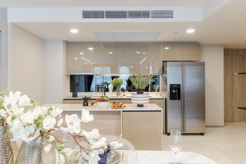 BH2454 ให้เช่า ฟินน์ สุขุมวิท 31 3 ห้องนอน 3 ห้องน้ำ ใกล้ BTS สถานีอโศก 117 ตร.ม. ชั้น 2 (สูง 8 ชั้น)  เฟอร์ครบ