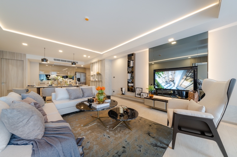 BH2454 ให้เช่า ฟินน์ สุขุมวิท 31 3 ห้องนอน 3 ห้องน้ำ ใกล้ BTS สถานีอโศก 117 ตร.ม. ชั้น 2 (สูง 8 ชั้น)  เฟอร์ครบ