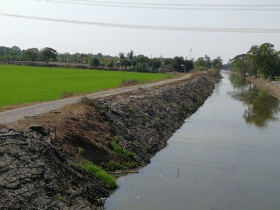 ที่ดิน 11.78 ไร่ ขายด่วน ไร่ละ 1.5 ลบ.  ติดคลอง ติดถนน ราษฏร์นิยม มีน้ำ ไฟ พร้อม