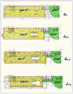B22อาคารพาณิชย์4ชั้นริมถ.รัชดาภิเษกให้เช่า พื้นที่5,000 ตร.ม. แบ่งเช่าได้ อยู่ระหว่างMrtห้วยขวาง -Mrtสุทธิสาร