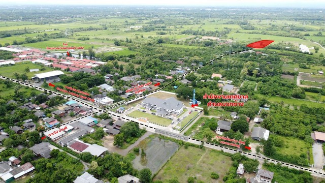ขายที่ดินสันกำแพง สายใหม่ เชียงใหม่ ใกล้ถนน แยกสันกลาง 15 นาที ตรวละ 6,500 เนื้อที่ 200 ตรว แปลงมุม ติดถนนคอนกรีต