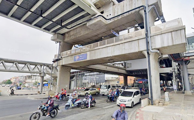 MRT ไฟฉาย ใกล้ รพ.ศิริราช ร้านอาหาร กาแฟ  ให้เช่าอาคารพาณิชย์ 2คูหา 6.5 ชั้น  48ตรว. ตลาดพรานนก 6นอน 5น้ำ 10แอร์ 3จอดรถ 580 ตรม. 