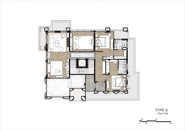 ขายบ้านเดี่ยว 3 ชั้น โครงการแซงค์ รอยัล กรุงเทพกรีฑา พร้อมลิฟท์ fully fitted