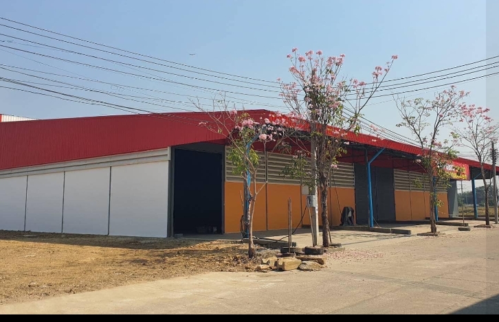  ให้เช่าโกดังสร้างใหม่ 420 ตรม ถนนบางเลน ปทุมธานี เส้น 346 ใกล้วัดคลองขวาง 