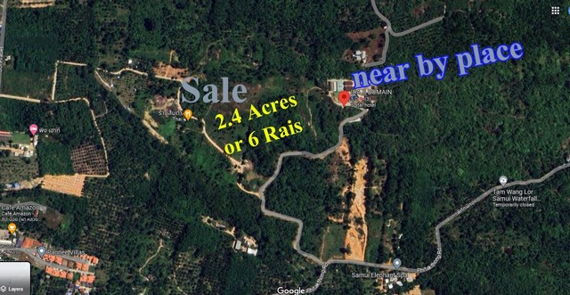 land on the hill , Samui island for build resort or wellness