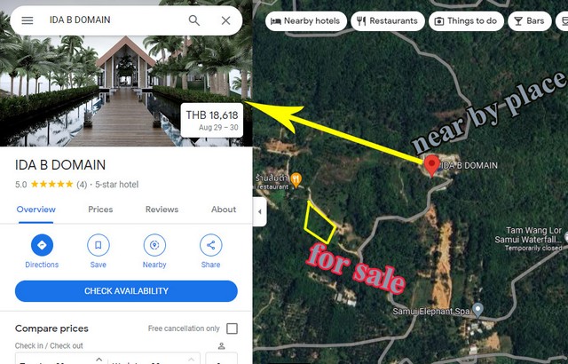 land on the hill , Samui island for build resort or wellness