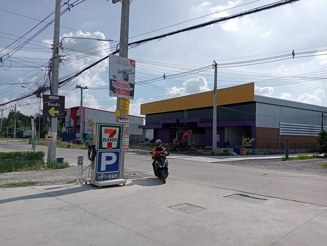 ให้เช่าโกดังคลังสินค้า สร้างใหม่ พื้นที่ 450 ตรม. พร้อมออฟฟิศติดแอร์ โกดังสูง 7 เมตร 