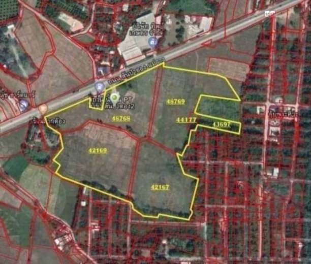 ขายด่วนที่ดินติดถนนคันคลอง​ ยกแปลง 150 ล้าน 61 ไร่ 2 งาน #บ้านแม #สันป่าตอง หน้ากว้าง 290 เมตร ลึก 415 เมตร การเดินทางสะดวก