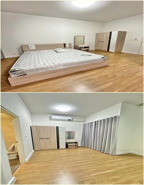 ใกล้ ฟิวเจอร์พาร์ครังสิต รถไฟฟ้าสีแดงรังสิต ( 2กม.) ให้เช่าทาวน์โฮม 2ชั้น คลองหนึ่ง22ตรว.3นอน 3น้ำ 2จอด 4แอร์