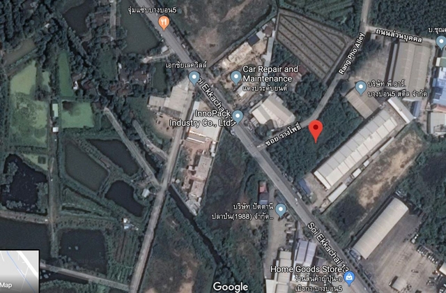 ขาย ที่ดิน แปลงมุม 3-2-0ไร่ ถมเรียบร้อยแล้ว ใกล้แยกบางบอน 5 ติดถนน 2 ด้าน ริมถนนเอกชัย 131 กว้าง 57 เมตร.