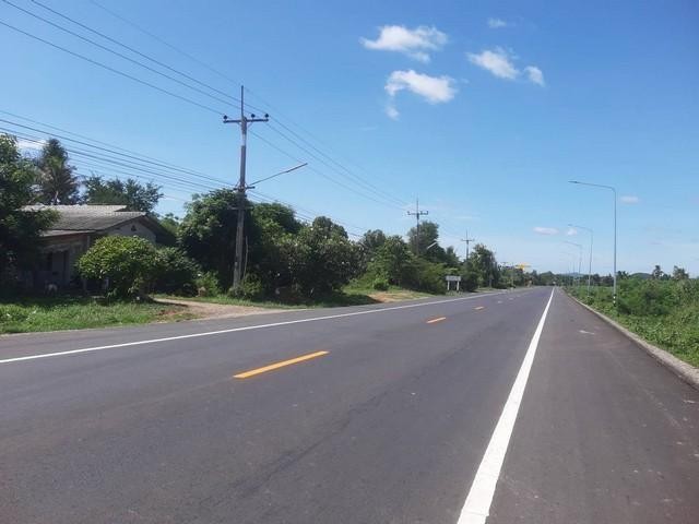  ขายที่ดิน บ้านโป่งราชบุรี ติดถนนยางมะตอย2 เลนหน้ากว้างติดถนน 400 เมตร